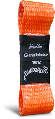 Bubba Rope The Grabber Winch Line Attachment 1 Inch x 3-3/4 Inch Nylon Orange