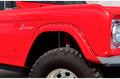 Bushwacker 20001-07 Fender Flares for Ford Bronco 1966-1977, Pocket Style, Front, 1.50 Inch Wide, Black Plastic Pair