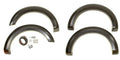Bushwacker 20915-02 Extend-A-Fender Front and Rear Fender Flares for Ford F-150 2004-2008, 2 Inch Wide, Black Plastic