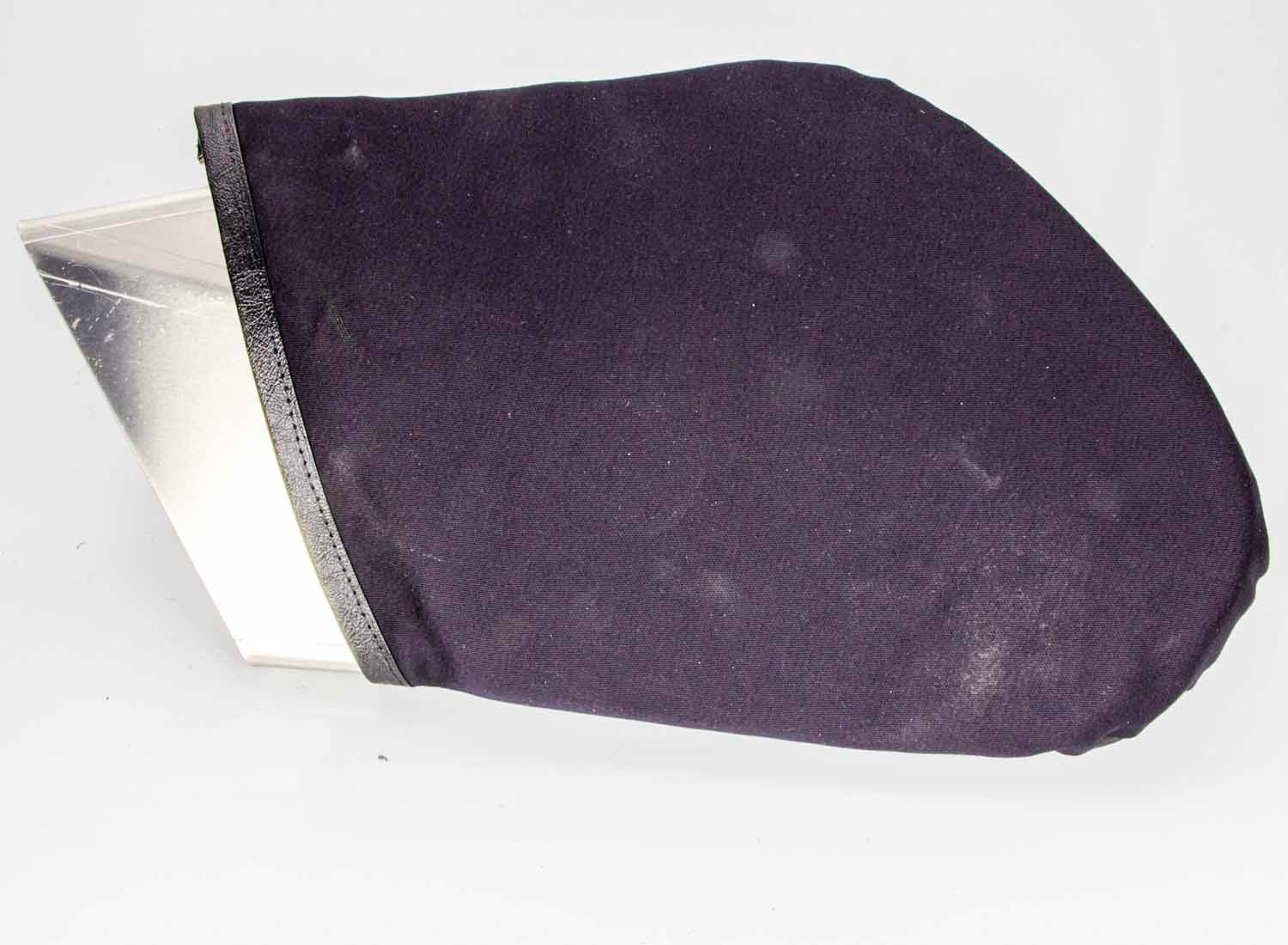 ButlerBuilt BBP-2461-4101 Left Leg Support with Black Cloth Cover for Truck Seats