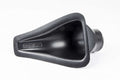 ButlerBuilt BBP-7024 Brake Duct Offset Single Hole Small for Vehicle Body Mount, 2.5 Inch Tube, 9 Inches Long, Black Plastic