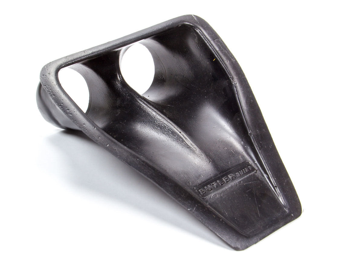 ButlerBuilt BBP-7030 Dual Hole Brake and Air Duct for Body Mount, 3-Inch Tube, 10.5 Inches Long, 9 Inches Wide, Black Plastic