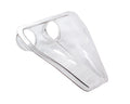 ButlerBuilt BBP-7031 Brake Duct-Clear Teardrop 2-Hole, Dual 3-inch Tube, 10.5 Inch Long x 9 Inch Wide