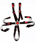 ButlerBuilt BB1023601MS 5-Point Camlock Harness with Pull-Up Adjustment, Bolt-In, Black