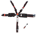ButlerBuilt BB1220200 Elite 5-Point Camlock Racing Harness with Pull-Up Ratchet Adjustment in Black