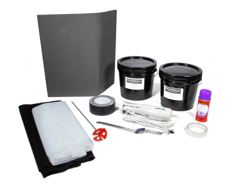 ButlerBuilt BBP-2072-M E-Z Sert Seat Insert Molded Foam Rubber Black