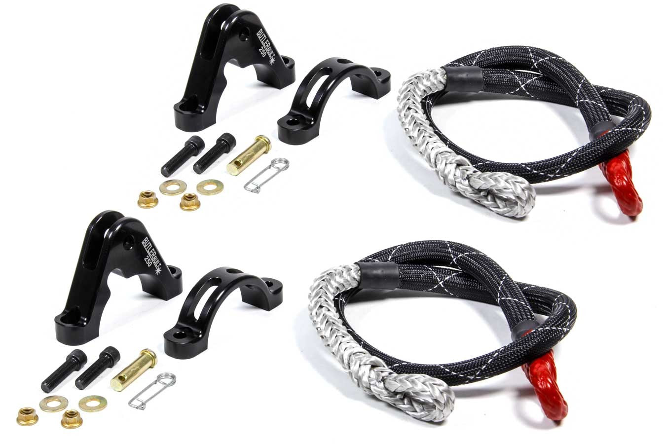 ButlerBuilt BBP-4922-1-A-250 Dual Axle Tether Kit with Aluminum Clamp and Hardware for 2-1/2 Inch Axle Tube