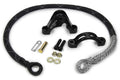 ButlerBuilt BBP-4922-1-B-225 Aluminum Axle Tether for 2-1/4 Inch Axle Tube, Black Anodized, Single Side Clamp and Hardware Included