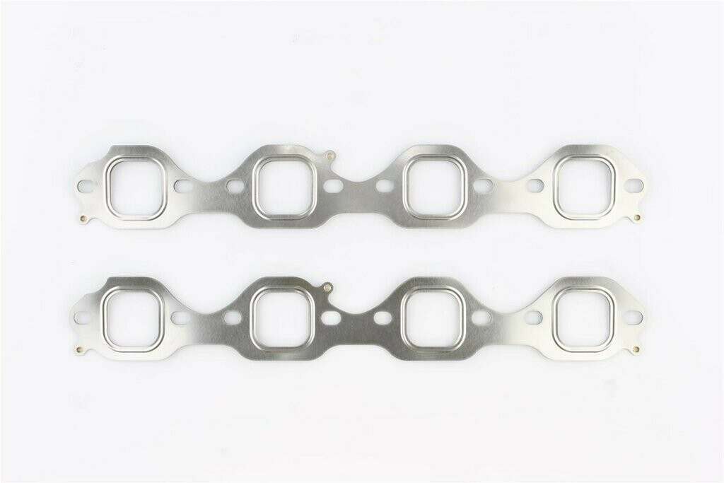 Cometic Gasket C15176-030 Exhaust Header and Manifold Gasket for Small Block Ford, .030 Inch Thickness, Rectangle Port, Multi-Layer Steel Pair