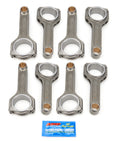 Callies CSB6385ES3BDAX Compstar Xtreme H Beam Connecting Rod Set for Big Block Chevy, 6.385 Inch Length, Bushed, 7/16 Inch Cap Screws, ARPL19 Bolt, Forged Steel