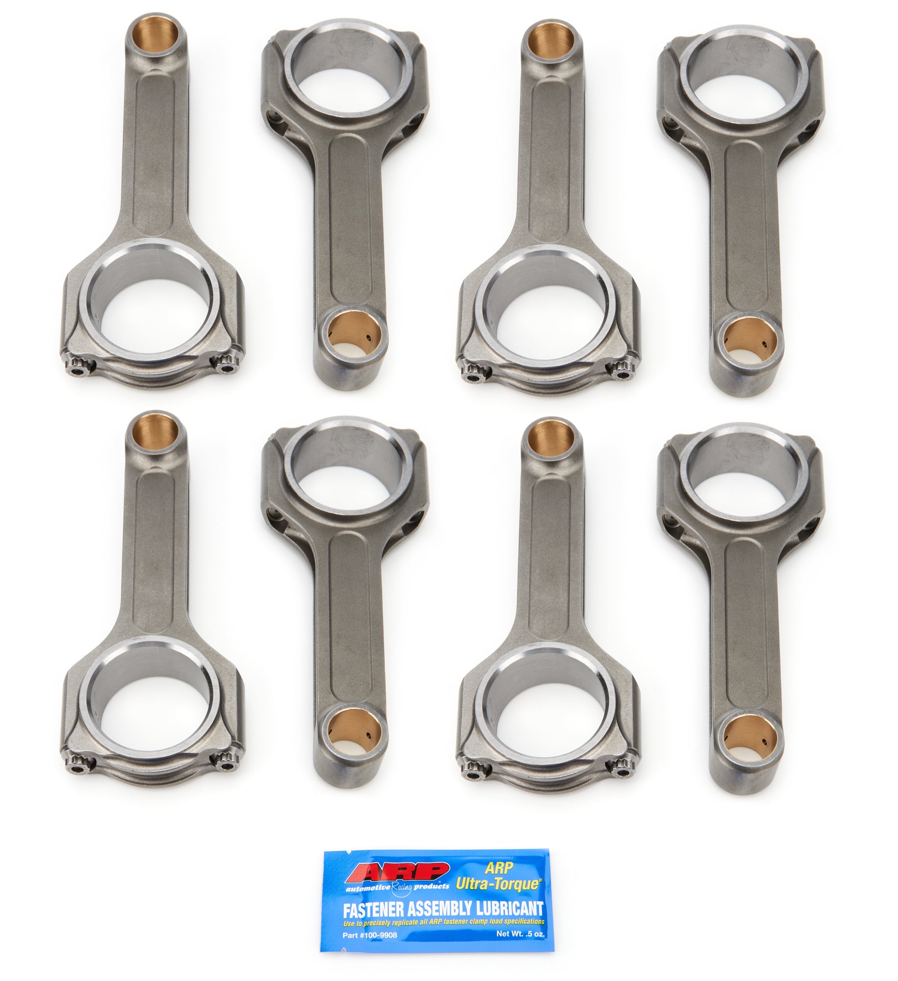 Callies CSB6535ES3BDAX Compstar Xtreme H Beam Connecting Rod Set for Big Block Chevy, 6.535 Inch Length, Steel Forged, Bushed, 7/16 Inch Cap Screws, ARPL19 Bolt