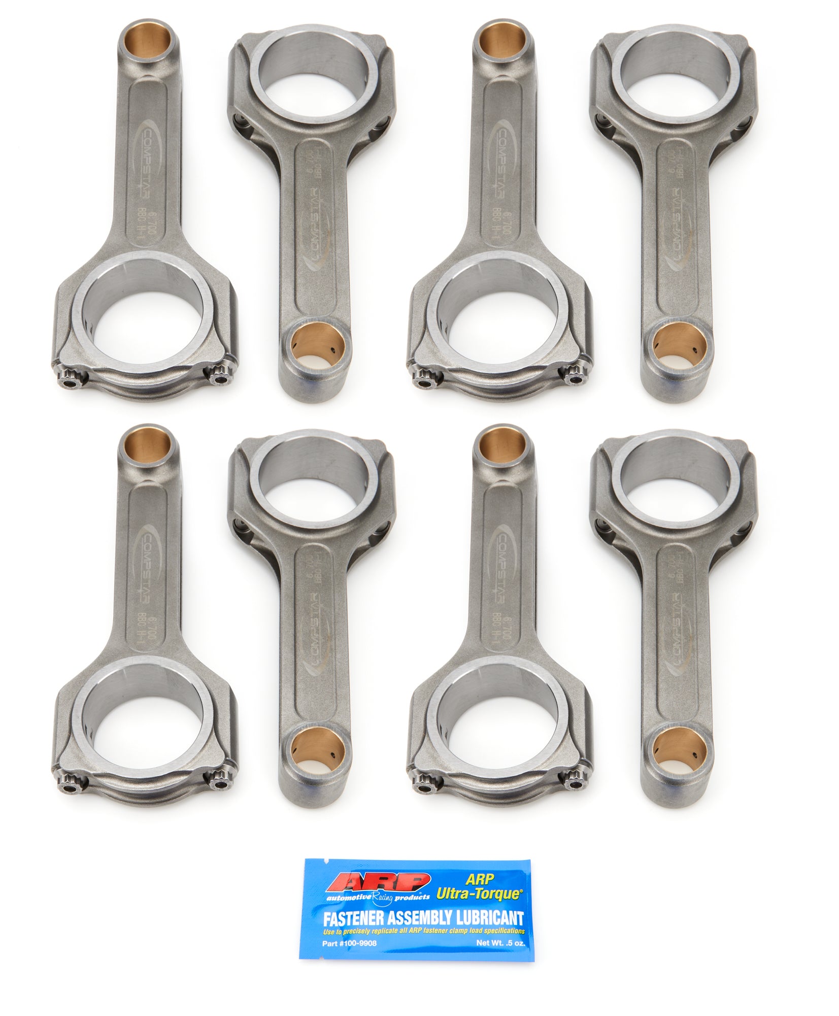 Callies CSB6700ES3BDAX Compstar Xtreme H Beam Connecting Rod Set for Big Block Chevy, 6.700 Inch Length, Steel Forged