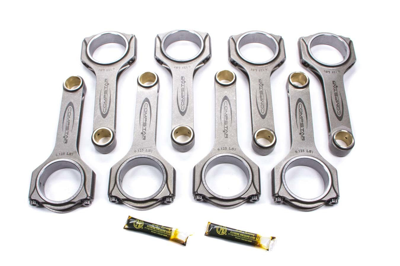 Callies CSC6125DS2A2AH GM LS Series Forged H-Beam Connecting Rods, 6.125 Inch Length, ARP2000 Bolts