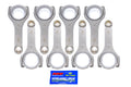 Callies U16100 SBC Forged H-Beam Connecting Rods, 6 Inch Length, Steel, Small Block Chevy