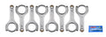 Callies U16230 BBC Forged H-Beam Connecting Rods, 6.700 Inch Length, Steel, Bushed, 7/16 Inch Cap Screws, ARPL19 Bolts, Set of 8