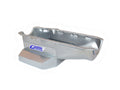 Canton SBC Vette Road Race Oil Pan 15-240 for Small Block Chevy, Rear Sump, 7 Quart Capacity, Steel, Cadmium Finish