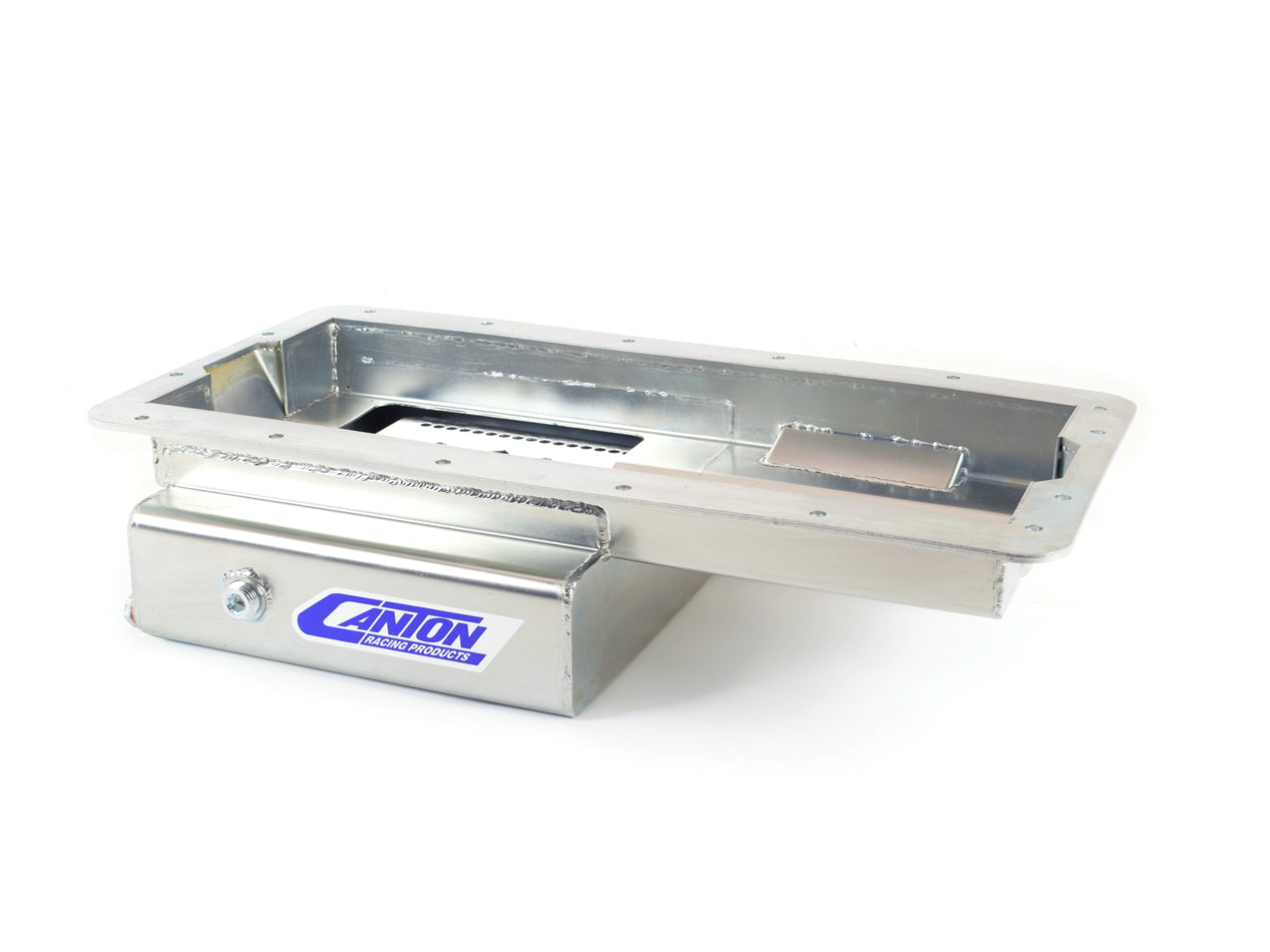 CANTON 15-736 Ford 5.0L Coyote Rear Sump Oil Pan with 7 Quart Capacity and Steel Construction