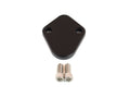 CANTON F/P Block Off Plate for Pontiac V8 Billet Aluminum Black Anodized