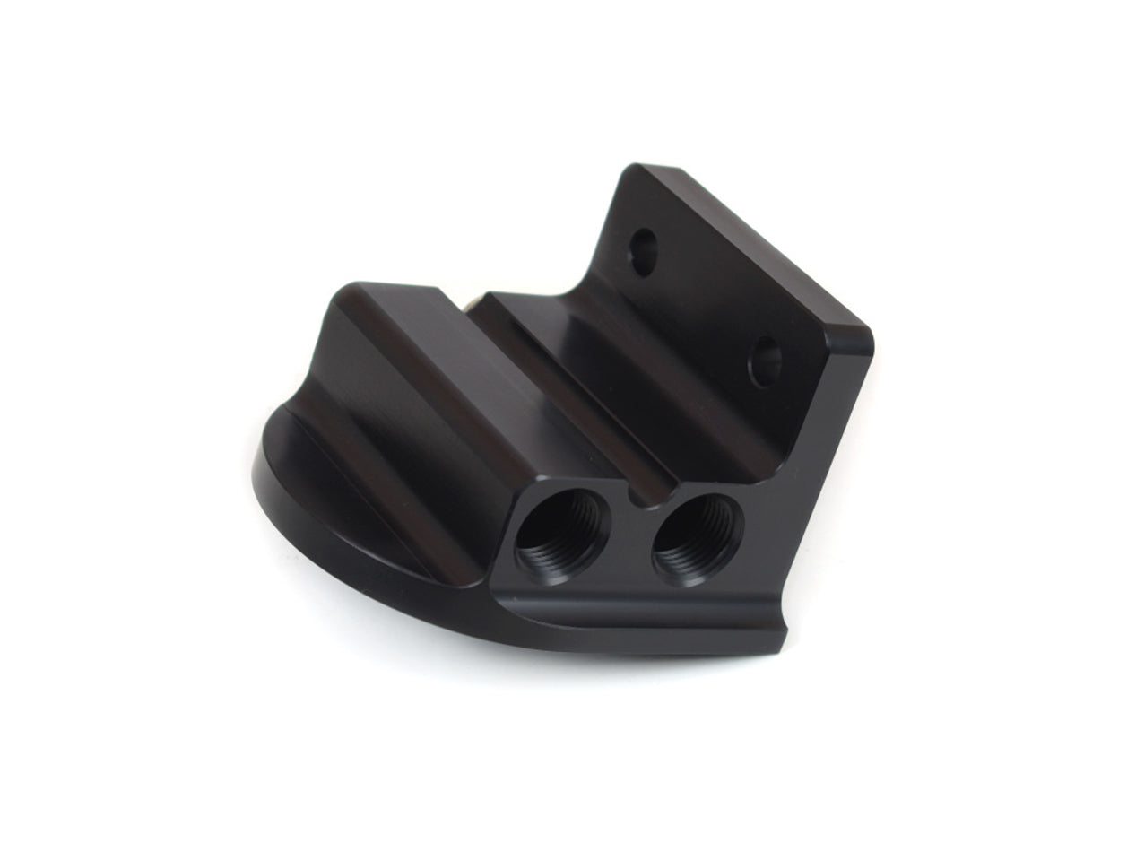 CANTON 22-620 Billet Aluminum Remote Oil Filter Mount with Four 1/2 in NPT Ports