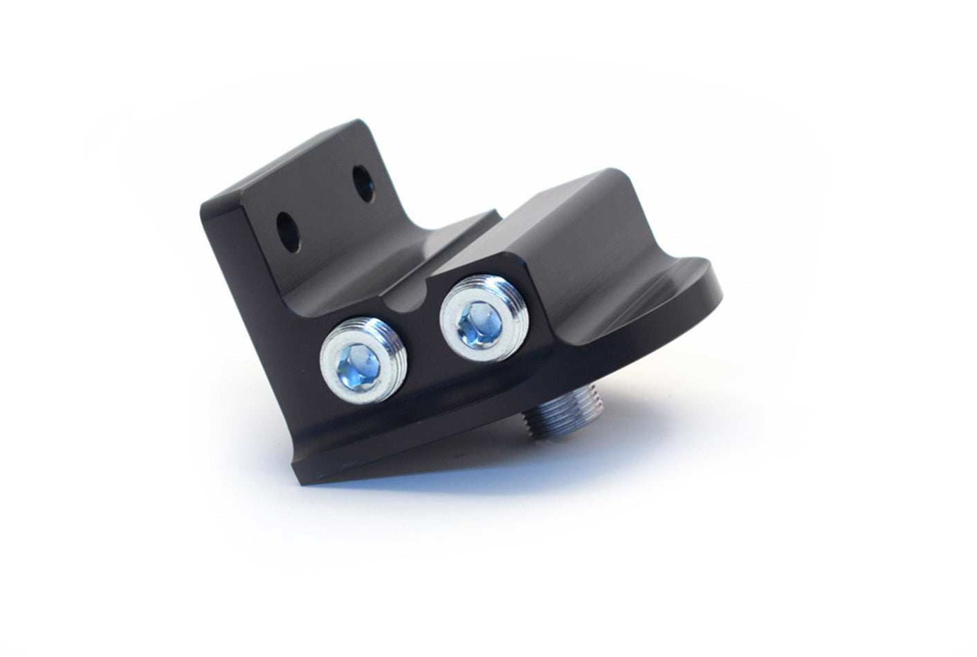 CANTON Billet Aluminum Remote Oil Filter Mount 4 Ports Black Anodized Universal