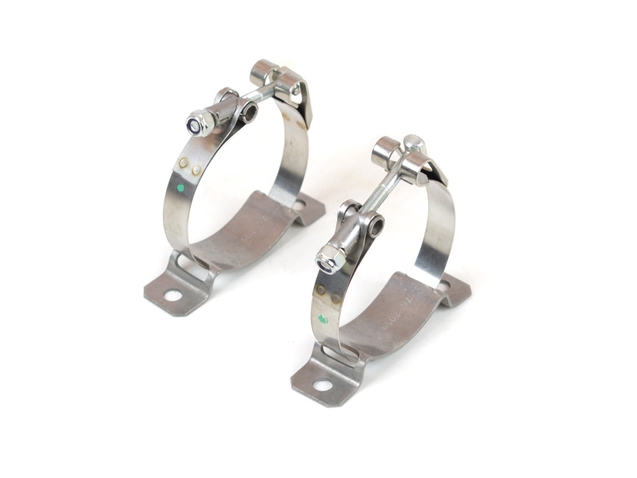 CANTON 24-240 Accusump Mounting Brackets for 3-1/4 Inch Diameter Accumulators, Stainless Steel Pair