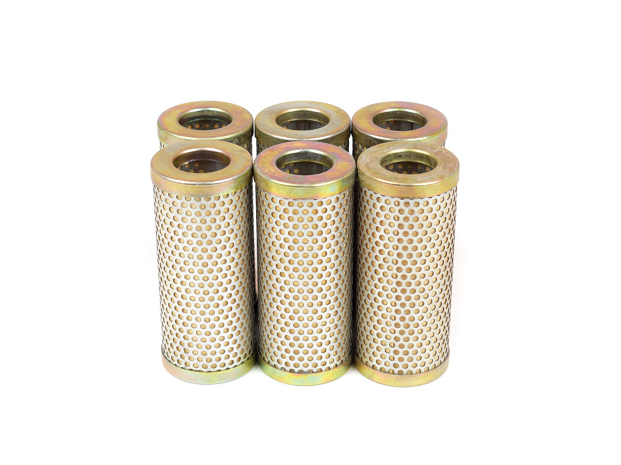 Canton 26-625 Fuel Filter Element Set of 6, 8-Micron Synthetic Fiber, 4-5/8 Inch Tall