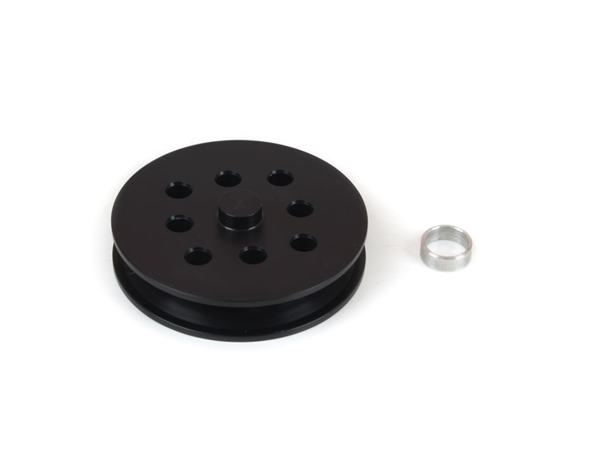 CANTON 75-280 Water Pump Drive Pulley for Small Block Chevy and Ford, 1 Groove, 3.5 Inch Diameter, Aluminum Black Anodized
