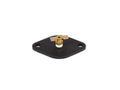 Canton 80-110 Water Neck Blockoff with Petcock Bleeder for Chevy V8 Engines, Aluminum Black Anodized