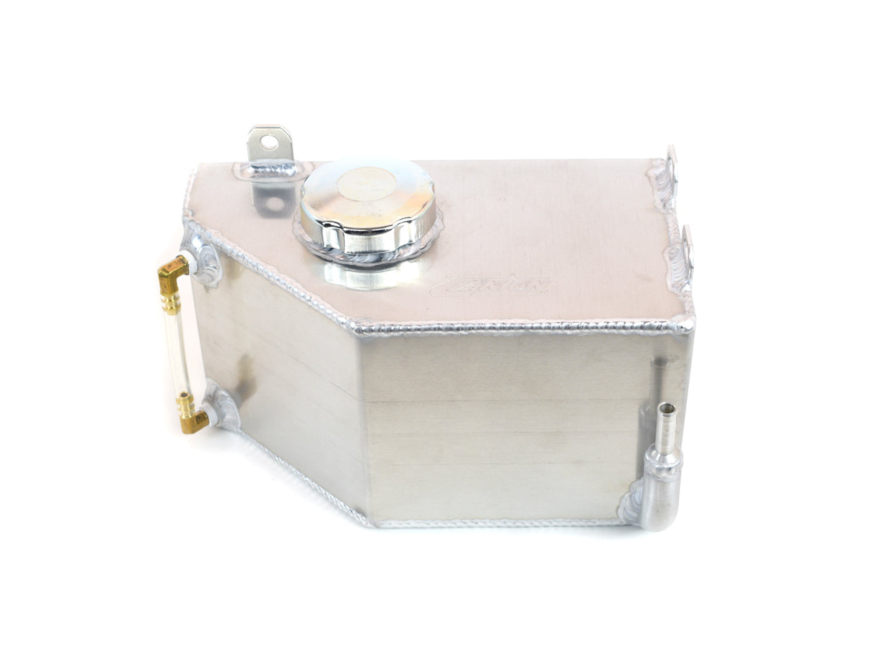 Canton 80-224 Coolant Expansion Tank for Chevrolet Corvette 1984-1996, 5 Quart Capacity, Aluminum with External Sight Gauge and Vented Cap