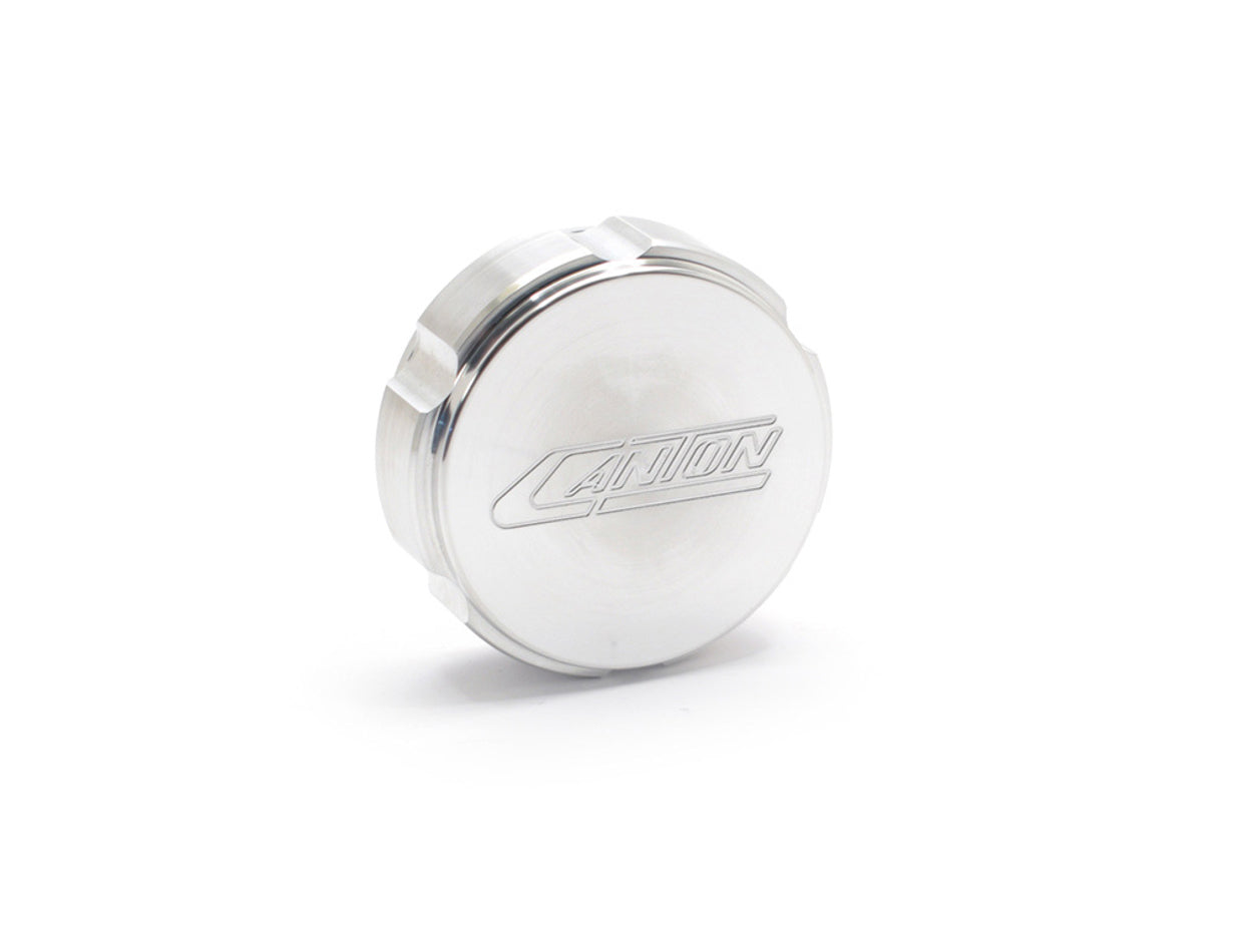 Canton 81-236 Billet Aluminum Radiator Cap for Ford Mustang 1994-2014, 16 PSI, Round, Natural Finish
