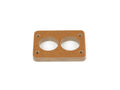 Canton Carburetor Spacer for Rochester 2-Barrel, Phenolic, 0.5 Inch Thickness, Dual Hole Design