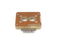 Canton 85-050 Carburetor Spacer for Holley 2-Barrel to Rochester 2-Barrel Conversion, Phenolic, 1 Inch Thick, Natural Finish
