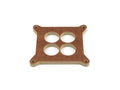 CANTON Phenolic 1/2 Inch Carburetor Spacer with Four Holes for Square Bore Engines