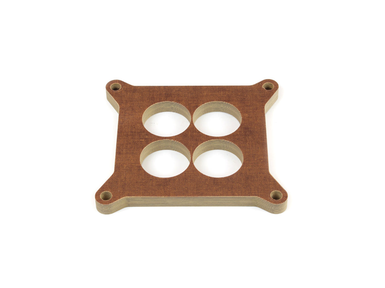 CANTON Phenolic 1/2 Inch Carburetor Spacer with Four Holes for Square Bore Engines