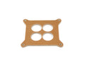 Canton 85-154 Phenolic Carburetor Spacer, 1/4 Inch Thick, 4-Hole Square Bore, Natural Finish