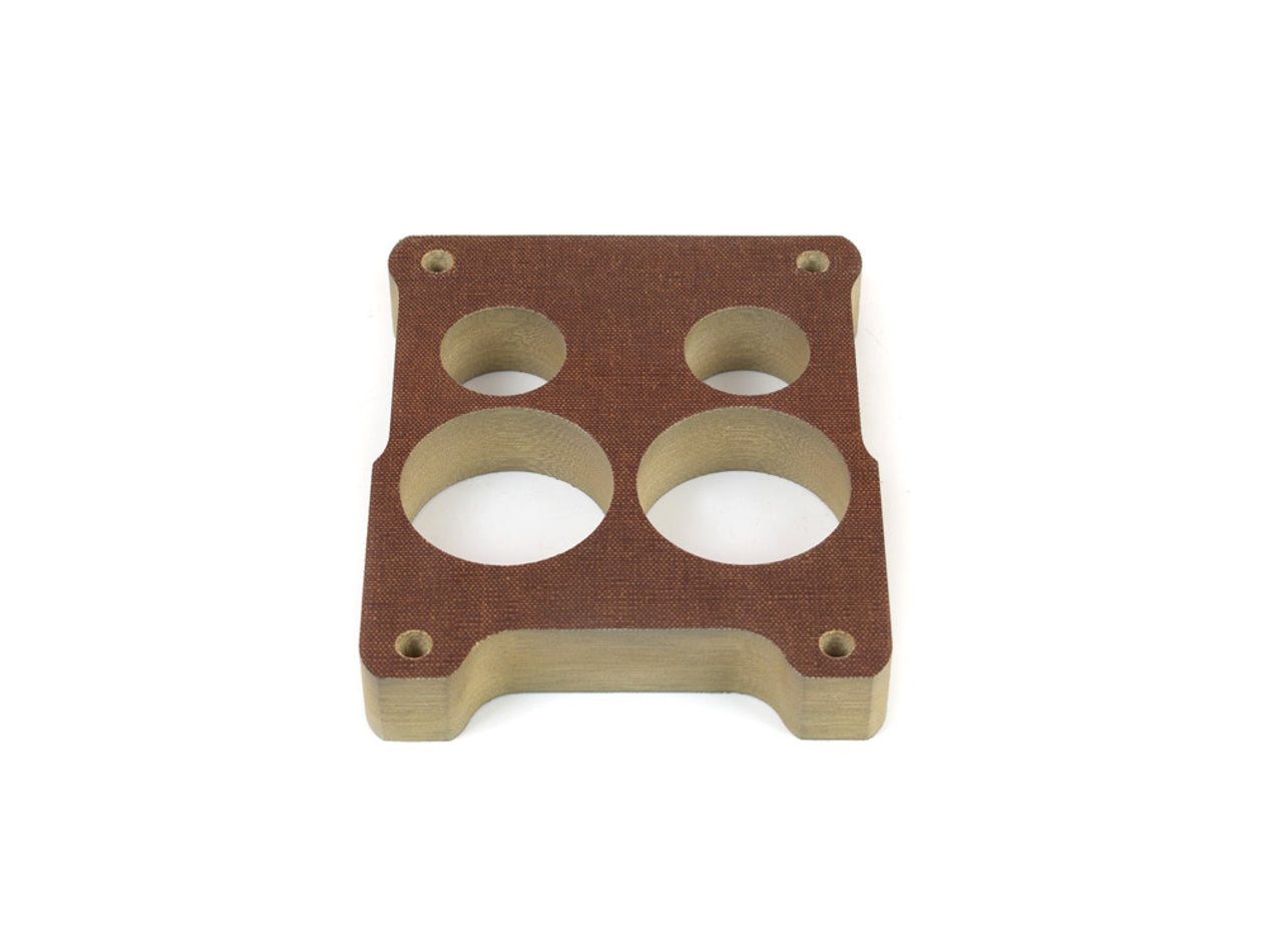 Canton Phenolic 1 Inch Q-Jet Spacer with Four Holes and Spread Bore Design