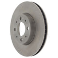 Centric Brake Parts C-TEK Standard Brake Rotor 121.39017 for Volvo 850, Front, 280mm Diameter, 26mm Thickness, 4 x 108mm Bolt Pattern, Iron, Natural Finish