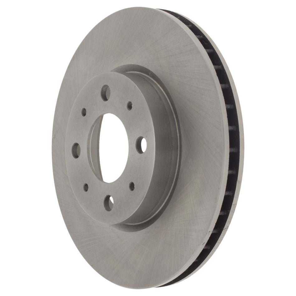 Centric Brake Parts C-TEK Standard Brake Rotor 121.39017 for Volvo 850, Front, 280mm Diameter, 26mm Thickness, 4 x 108mm Bolt Pattern, Iron, Natural Finish