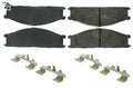 Centric Brake Parts 300.0333 Premium Semi-Metallic Brake Pads Set for Nissan Trucks