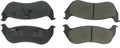 Centric Brake Parts 300.0881 Premium Semi-Metallic Brake Pads with Shims for Ford Midsize SUVs 2002-2005