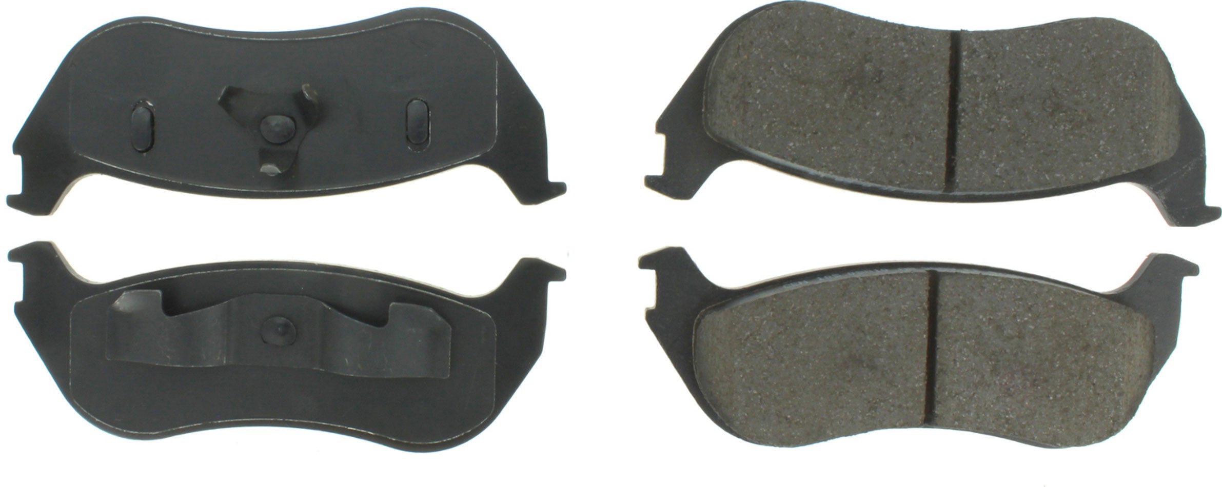 Centric Brake Parts 300.0881 Premium Semi-Metallic Brake Pads with Shims for Ford Midsize SUVs 2002-2005