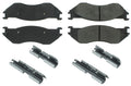Centric Brake Parts 300.0897 Premium Semi-Metallic Brake Pads Set for Dodge Midsize Trucks 2002-2005