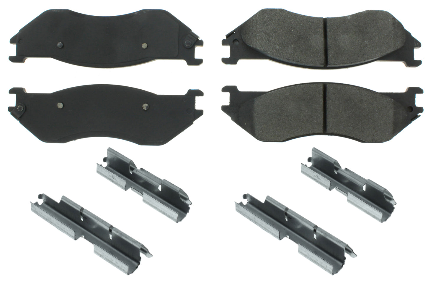 Centric Brake Parts 300.0897 Premium Semi-Metallic Brake Pads Set for Dodge Midsize Trucks 2002-2005