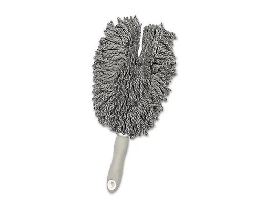 California Car Duster Wheel Duster 17-Inch Handle Microfiber Gray