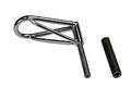 Chassis Engineering C/E4617 Roof Mount Tow Hook with Weld-On Steel Construction and Silver Powder Coat Finish