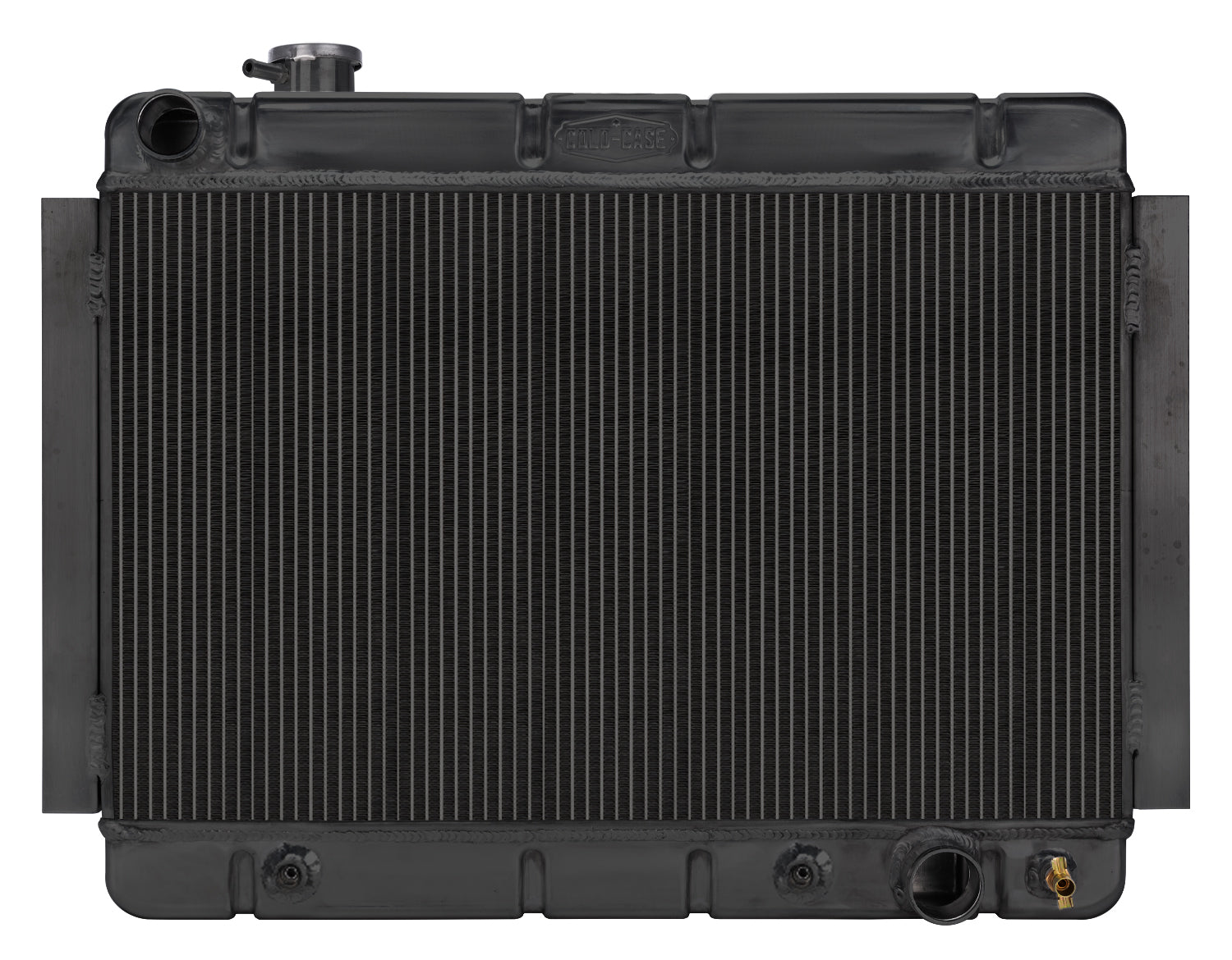 Cold Case Radiators CHE542AB Black Night Rider Series Radiator for 1966-67 Chevrolet Chevelle with Automatic Transmission
