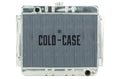 Cold Case Radiators 22.35x20.7 Inch Aluminum Radiator for 1962-1967 GM X-Body Chevy Nova with Driver Side Inlet and Passenger Side Outlet