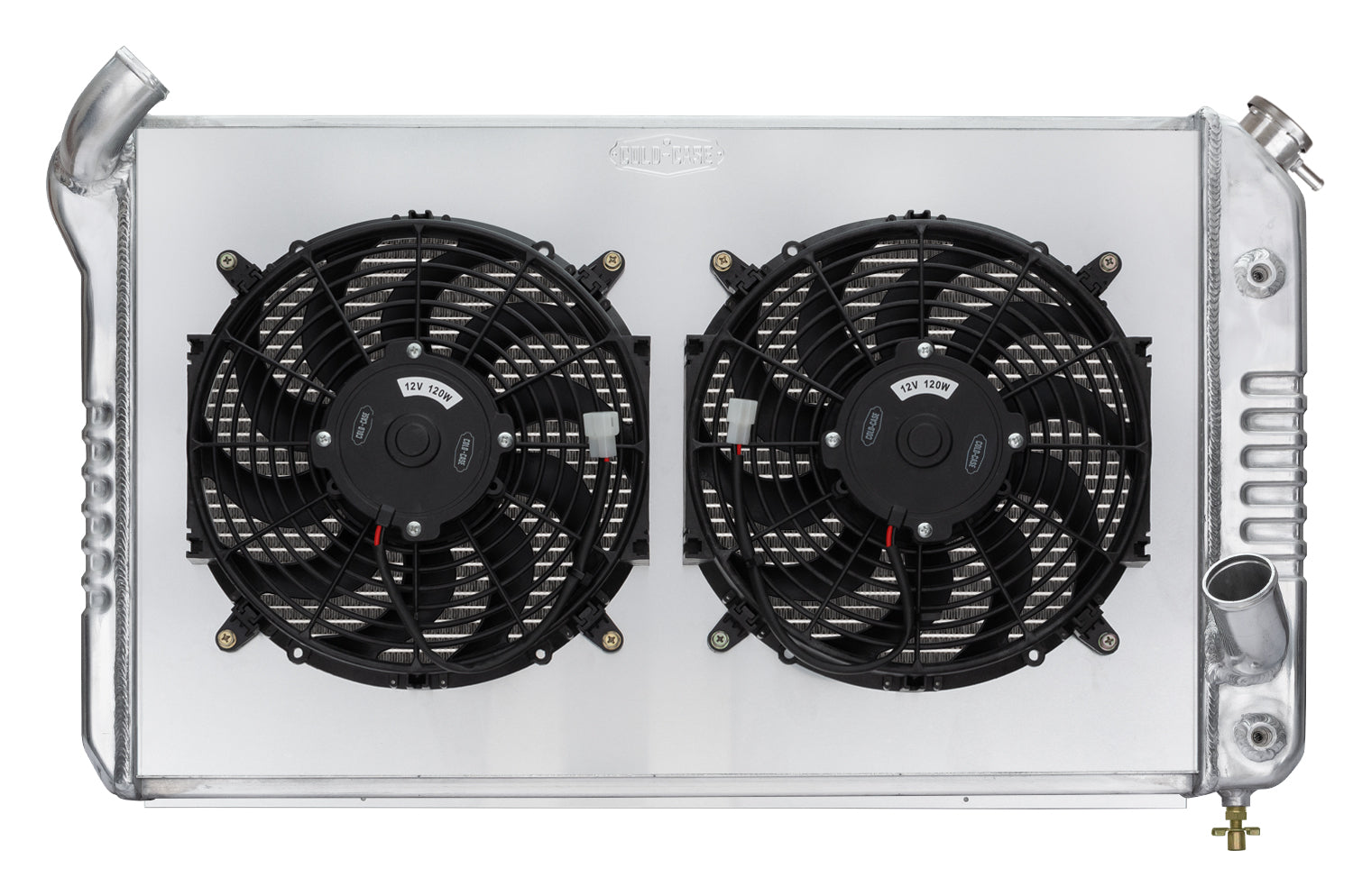 Cold Case Radiators 69-72 Chevrolet Corvette Dual Fan Aluminum Radiator Kit