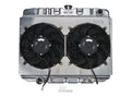 Cold Case Radiators FOM588AK 1967-1970 Ford Mustang Big Block Aluminum Radiator with Dual Fans, Passenger Side Inlet and Driver Side Outlet
