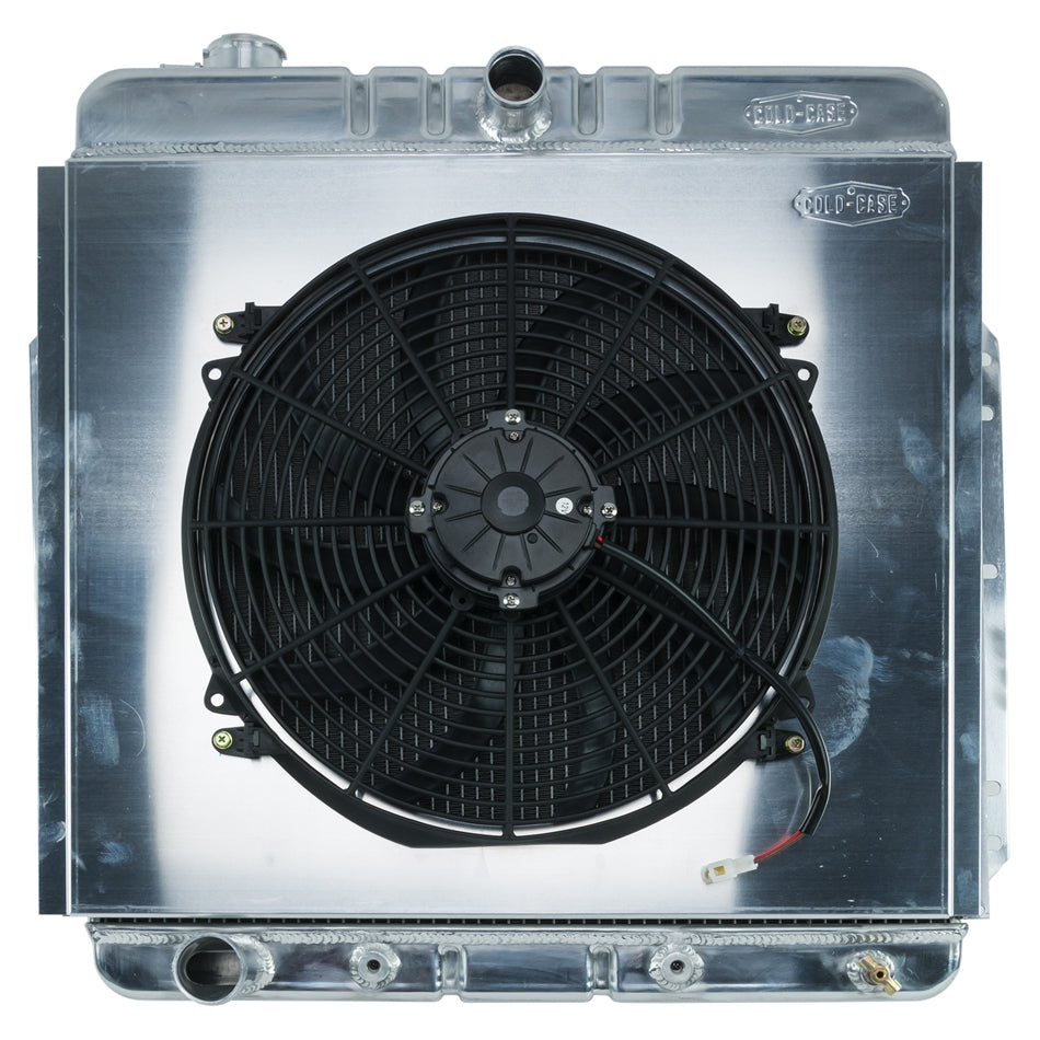 Cold Case Radiators FOT576AK 1953-1956 Ford F100 Aluminum Radiator with 16-inch Fan Kit